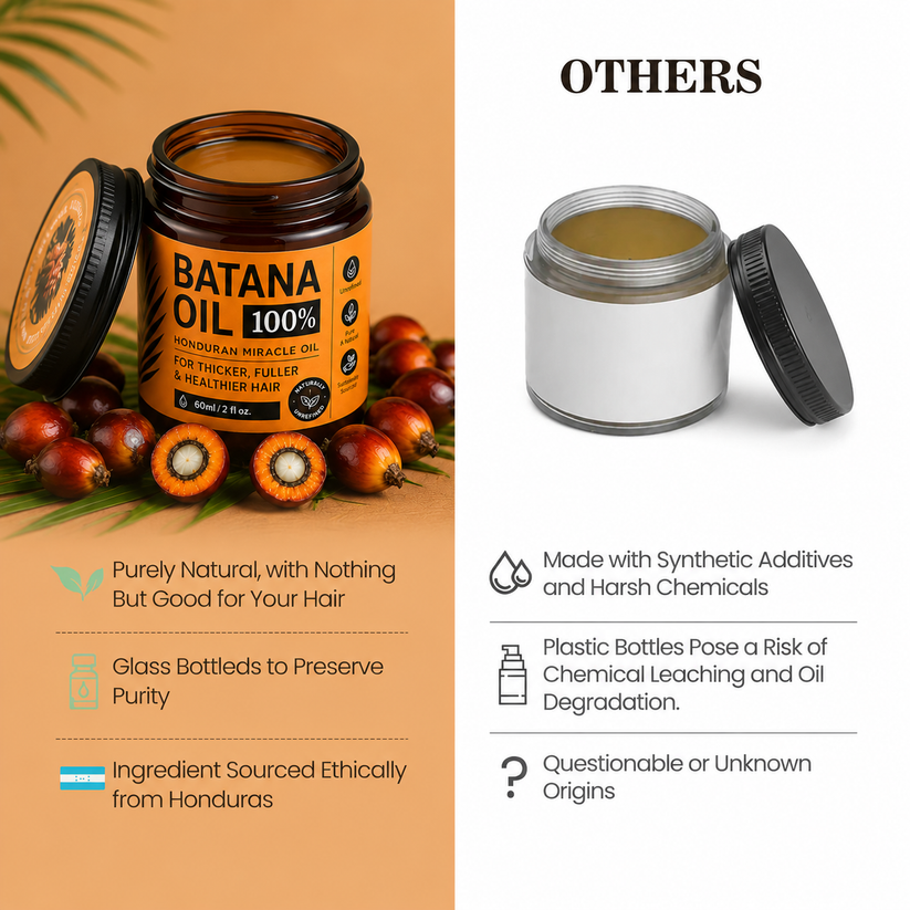 🔥BUY 1 GET 1 FREE🔥Batana Oil for Hair Growth,Raw Organic Batana Mask from Honduras🌱