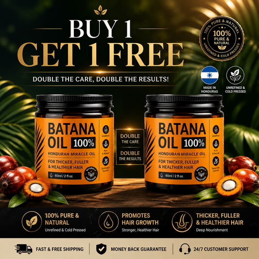 🔥BUY 1 GET 1 FREE🔥Batana Oil for Hair Growth,Raw Organic Batana Mask from Honduras🌱